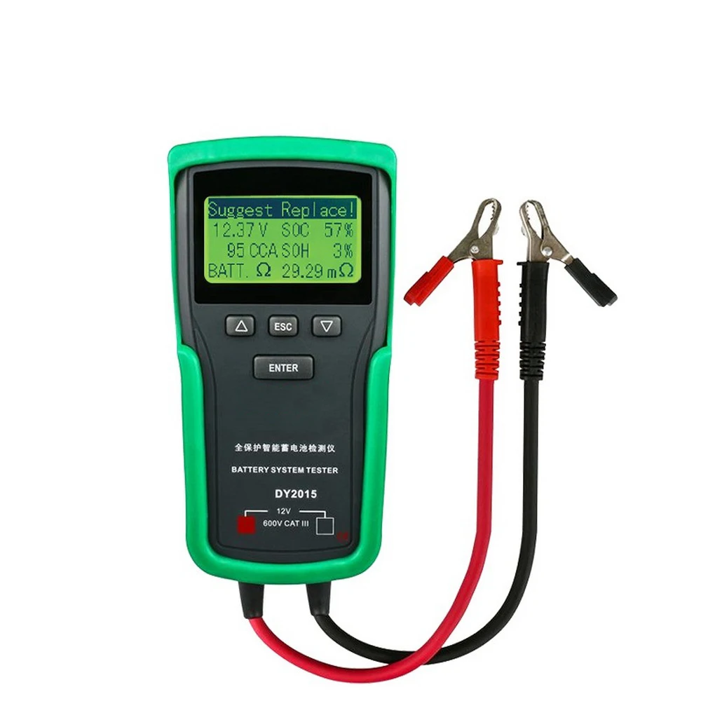 

12V Car Battery System Tester Capacity Maximum Electronic load Battery Cranking Charge Test Test Digital Diagnostic Tool