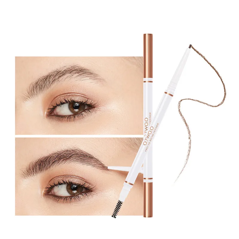 Фирменный карандаш для бровей ультра тонкий 1,5 мм Microblading Make Up beauty Косметика Водонепроницаемый стойкий 4 цвета карандаш для бровей