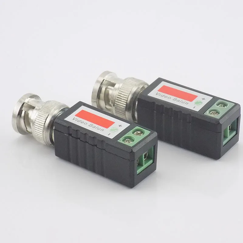 1 пара Bnc Мужской Коаксиальный Cat5 CCTV витой Bnc пассивный видео компенсационный трансивер камера Utp кабель коаксиальный переходник для Cctv камеры G16