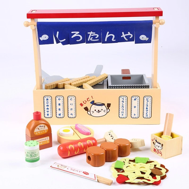 childrens wooden shop stall