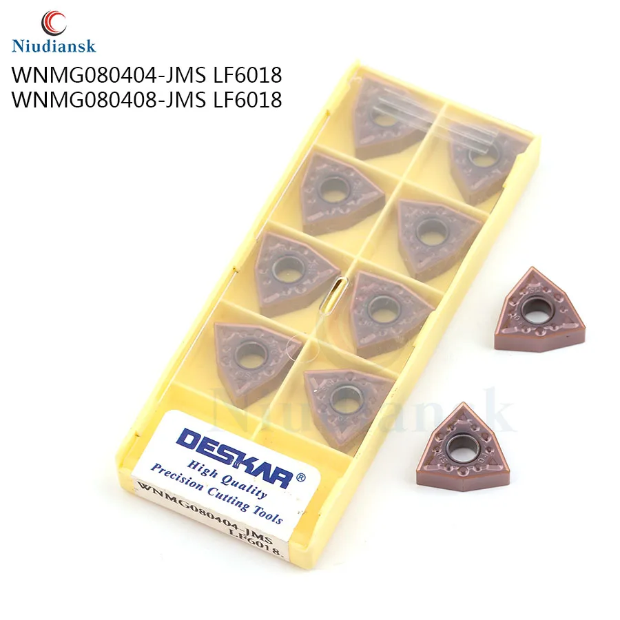 

WNMG080404 WNMG080408- JMS LF6018 внешние вставки Высококачественная карбидная вставка CNC токарная вставка хорошие товары не дорогие