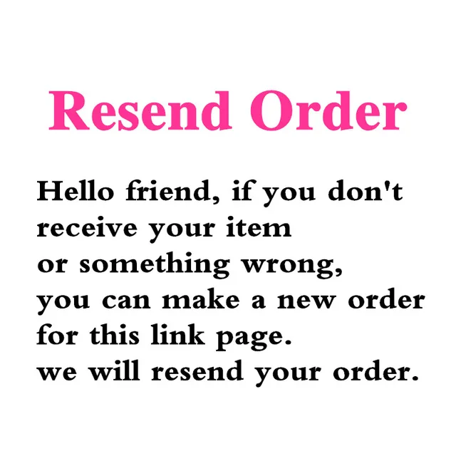 

Please make an new $0.01 order of this link page. this is professional resend link page