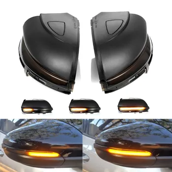 

for VW Golf MK6 GTI 6 R line Smoked Dynamic Blinker Side Mirror indicator For VW VI R20 LED Turn Signal Light