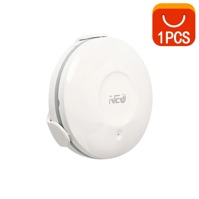 NEO COOLCAM Wi-Fi умная вода Сенсор потока воды Wi-Fi и детектор утечки сигнализации Сенсор и приложение уведомления гнездо не работает - Цвет: 1PCS
