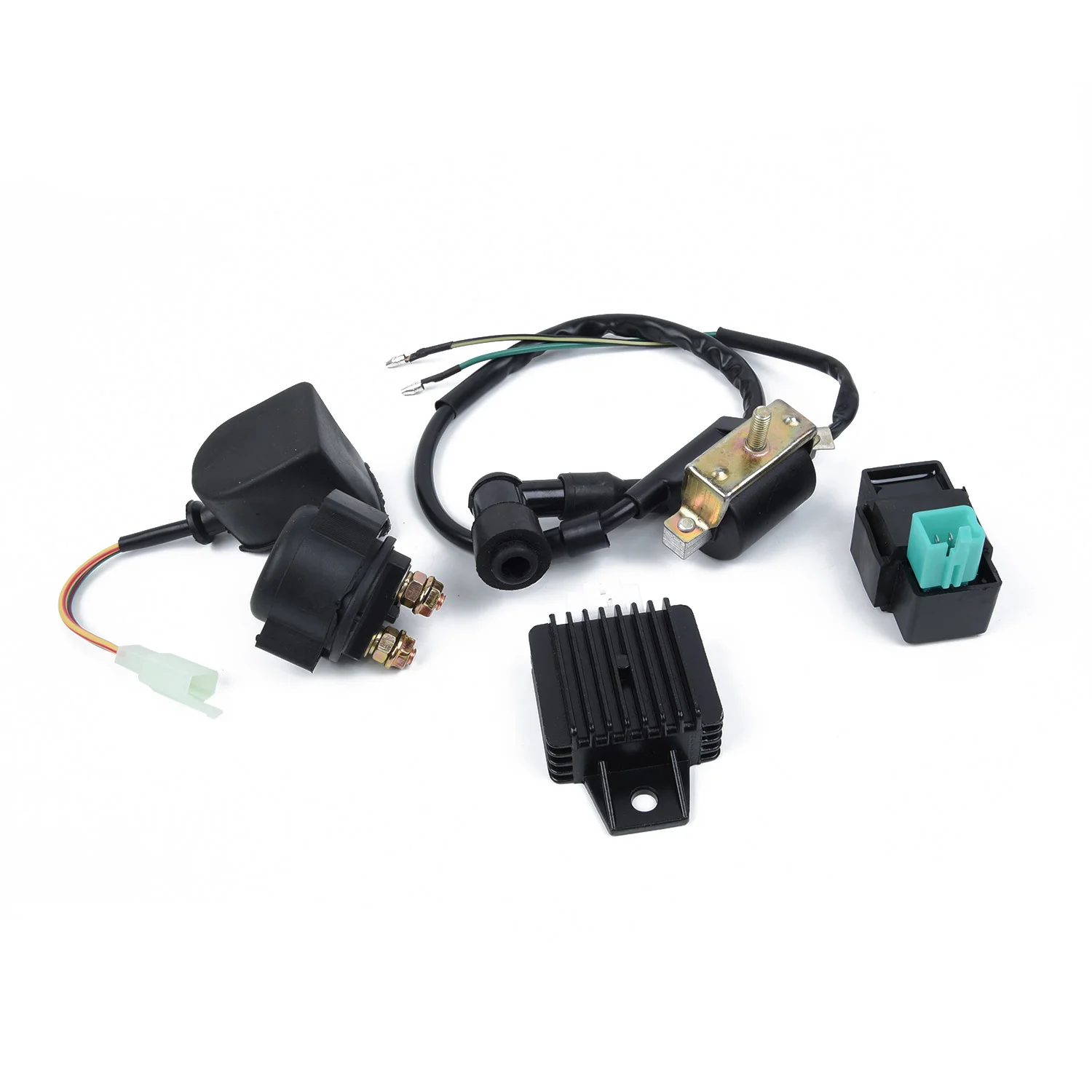 Регулятор реле катушка зажигания Стартер 4Pin выпрямитель для Roketa Lifan Kazuma Coolsports CDI