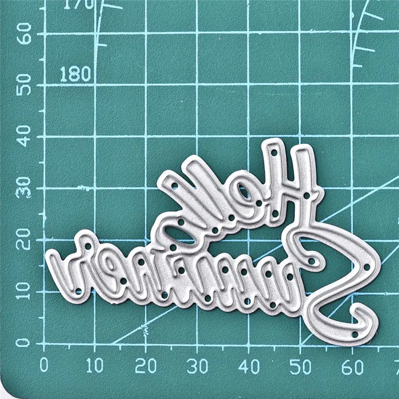 

Eastshape Words Hello Summer Metal Cutting Dies New 2019 for Card Making Scrapbooking Decorative Embossing DIY Crafts Cuts Decor