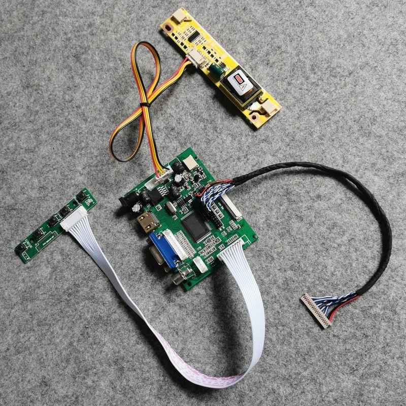 

Плата привода контроллера, ЖК-дисплей, LVDS 20-контактный Комплект «сделай сам» 1024*768 VGA + 2AV для LTM150XO/LTM150XS/TM150XG/SVA150XG Matrix 2CCFL