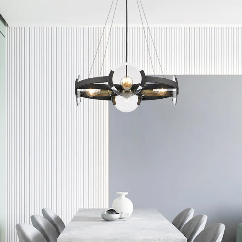 

style living room chandelier modern simple atmosphere designer personalized dining room model room art home lighting
