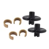 2 set ARCHERY Kisser Button Black with Copper Anchor Clips 1