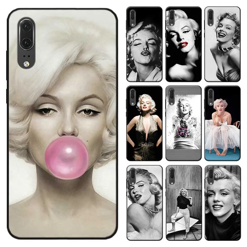 Мягкий силиконовый чехол marylin monroe для телефона huawei mate 30 pro p20 p30 20 lite | Мобильные