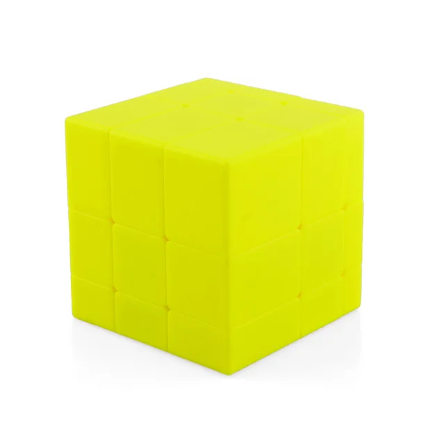 Yellow QiYi 3x3x3 проволока для рисования с литым покрытием магический куб вызов Подарки головоломка зеркальные кубики обучающая игрушка специальные игрушки подарок - Цвет: Yellow