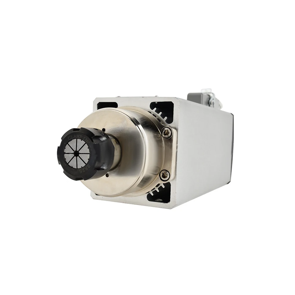 Daedalus 4.5KW CNC 3 подшипниковый шпиндель ER25/ER32 18000/24000 об/мин мотор шпинделя с воздушным охлаждением квадратный гравировальный и фрезерный шпиндель