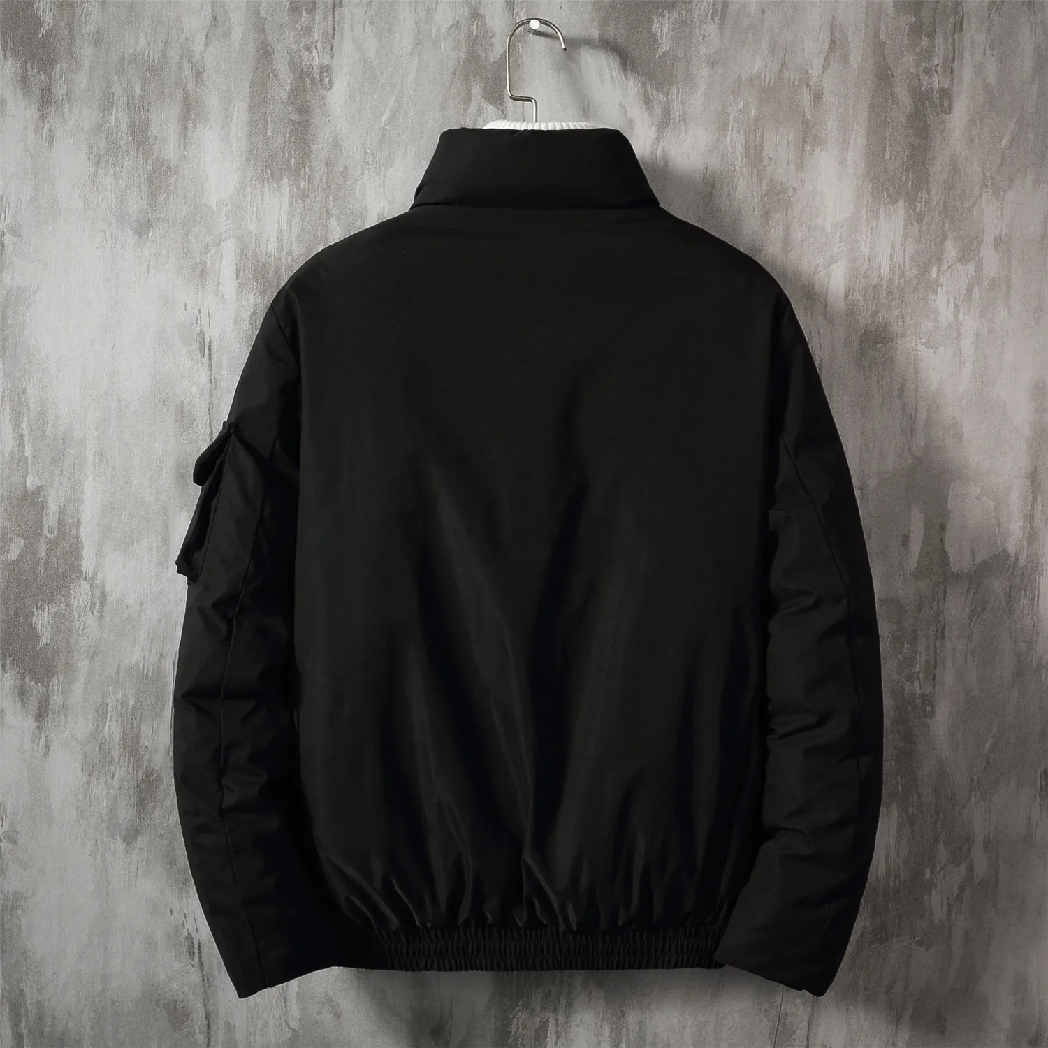 New Style Contrast Color down Cotton Hand Cotton Workwear Cotton-padded Clothes Men Loose And Plus-sized Youth Japanese-sty