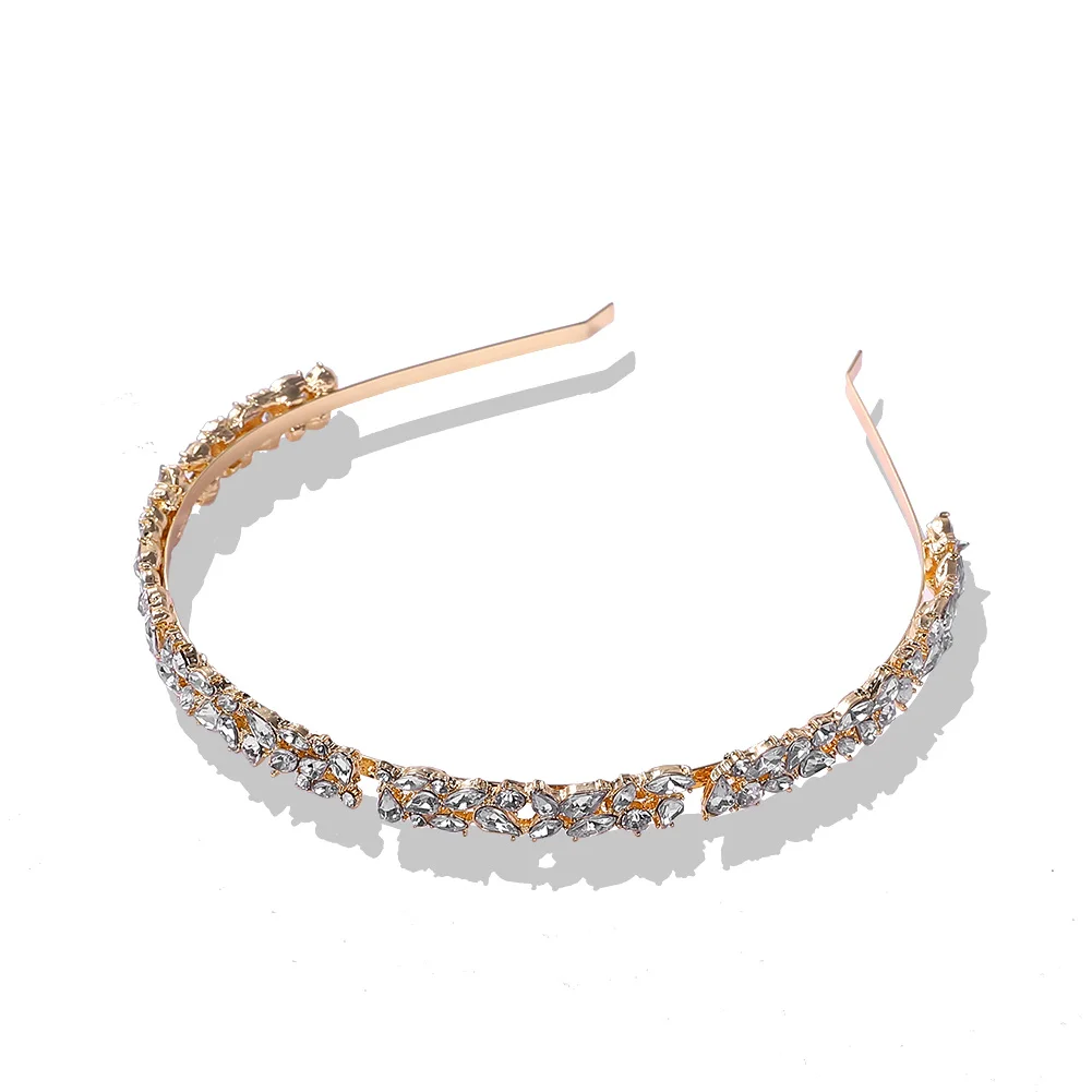 Trendy ZA Full Crystal Headbands For Women Colorful Rhinestone Hairbands Bridal Shining Hair Hoop Party Wedding Hair Accessories