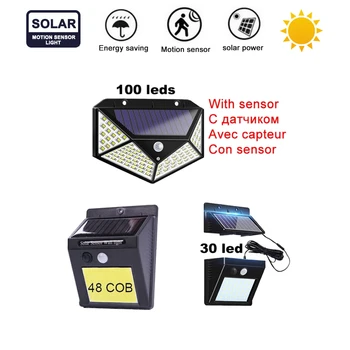 

LED Solar Power Street Light PIR Motion Sensor Wireless Wall Lamp Garden Security Lamps Outdoor Waterproof Luminaria indoor home