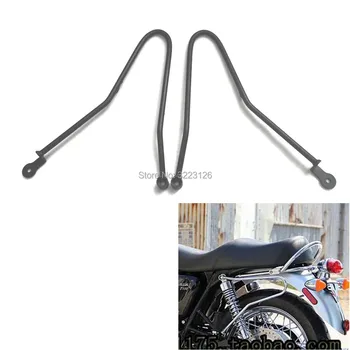 

High Quality Motorcycle Saddlebag Support Guard Pannier Rail Bracket Bag Holder for Triumph Bonneville SE T100 2001 - 2015