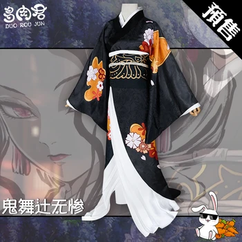 

Anime Demon Slayer: Kimetsu no Yaiba Member Kibutsuji Muzan Kimono Cosplay Costume Hot Free Shipping H