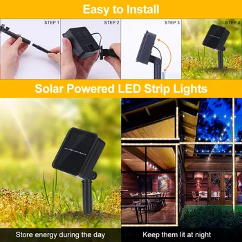 

3M Solar Powered Copper Wire LED String Light Outdoor Holiday Light Led String Lamp Led Light Wedding Party Solar Lamp