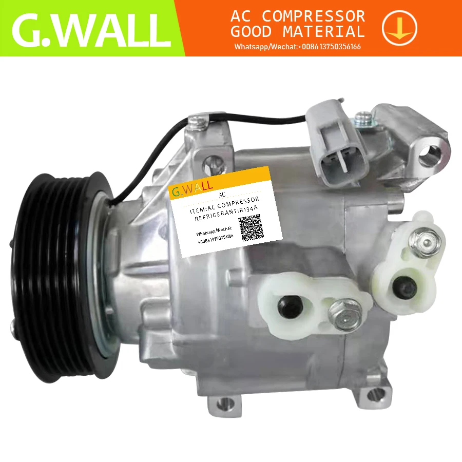 Компрессор переменного тока для Toyota Corolla (E12) D-4 1,6 VVT-i 1,8 VVTL-i 2,0 447180 Авто насос охлаждения 883101A580 9220-1,4 DCP50011