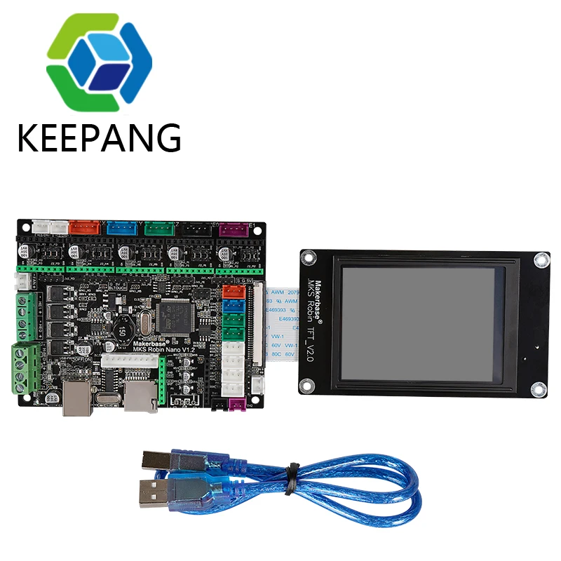 Kee Pang MKS Robin STM32 интегрированная плата управления рычагом с TFT 3 2 дюймовым сенсорным
