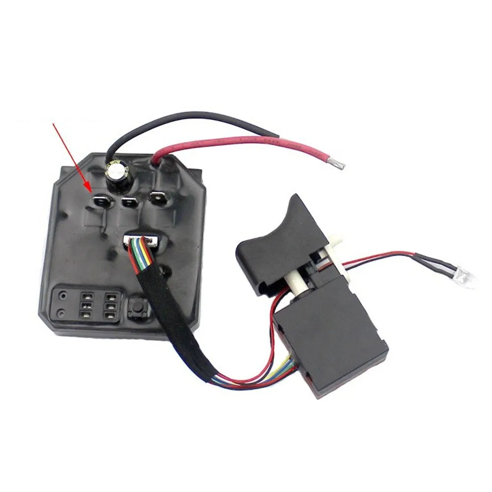 

Control Board + Switch For Dayi 2106/161/169 Brushless Electric Wrenches Angle Grinder Drive Control Board Speed Switch