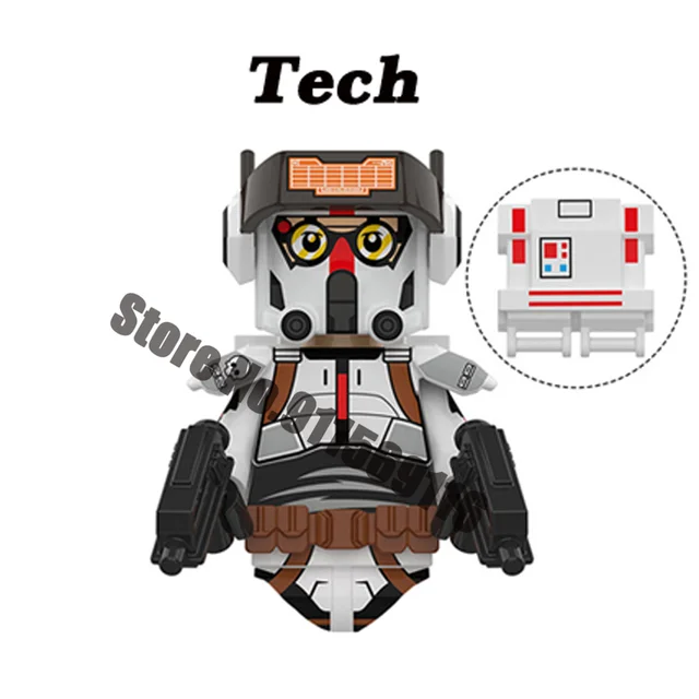 Brand Disney 501st Clone Trooper Building Block Scout Republic Commando Appo Echo Cody Rex Jesse SEV Gree Kashyyyk Action Figure D-XP367