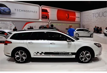 

For 2Pcs/Pair C1 C2 C3 C4 C5 DS3/4/5 ! 2x Racingstreifen vinyl body decal sticker logo