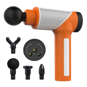 

1 Set Muscle Massage Muscle Relaxation Massager Vibration Fitness Equipment for Adults UK Plug (Orange)