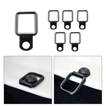 

6pcs D Ring Stainless Steel Tie Downs For Jeep Wrangler Trunk Car Auto