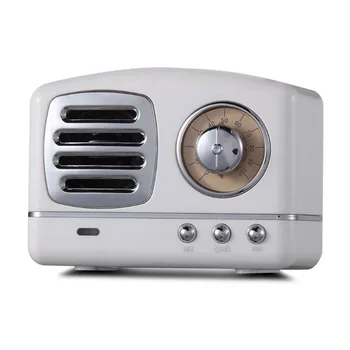 

New Style Classical Vintage Wireless Bluetooth Speaker Innovative Radio Retro Portable Mini Speaker Stereo Deep Bass Subwoofer