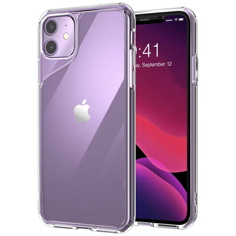 

For iPhone 11 Case 6.1 inch (2019 Release) i-Blason Halo Series Scratch Resistant Clear Back Cover For iPhone 11 6.1 inch Case