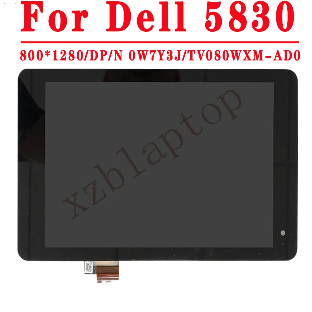 Digitalizador de Pantalla Táctil Reino Unido Para Dell Venue 8 Pro 5830 LCD