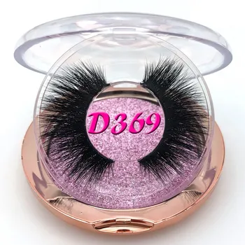 

Mikiwi D369 3D mink eyelashes GB popular long thick 3d mink lashes 50 styles UK mua Rose gold case Volume mink lashes