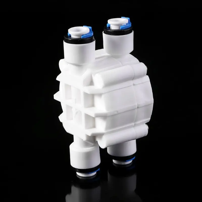 4 Way RO Auto Shut-Off 1/4" Water Purifier Reverse Osmosis System 203F