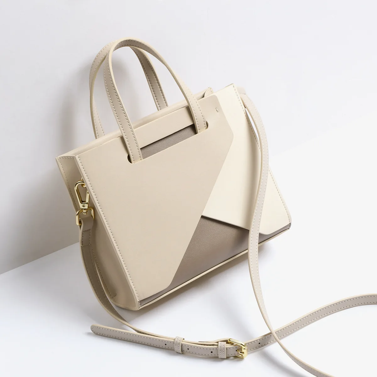 

Female 2020 Genuine Leather Lady Single Shoulder Diagonal Span Big Capacity Simple Hand Bag Money