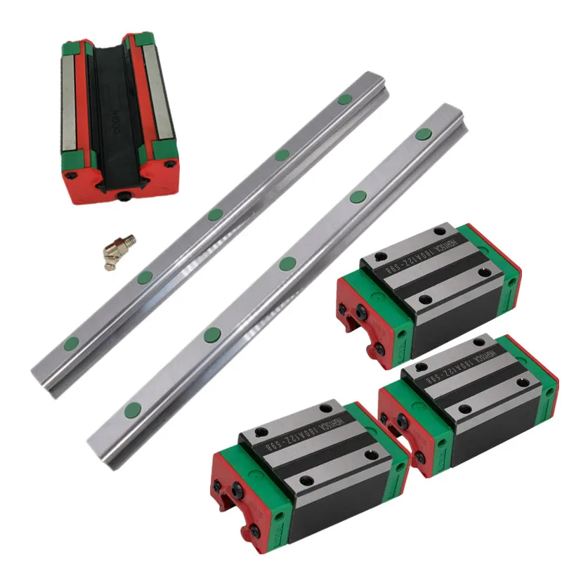 2RAIL 4HGH20CA 2 шт. HGR20 HGH20 квадратный линейный направляющий рельс любой длины+ 4 шт. блок слайдов вагоны HGH20CA/flang HGW20CC ЧПУ гравировальный станок - Цвет: 2RAIL 4HGH20CA