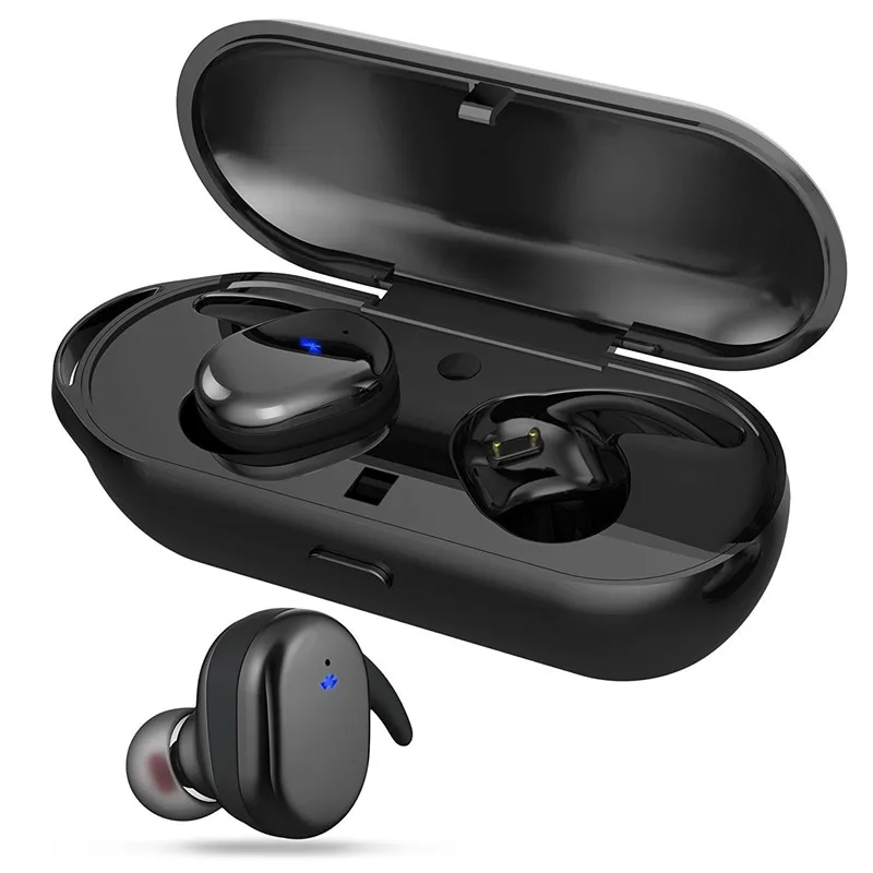 TWS Bluetooth наушники 5,0 мини беспроводные наушники с сенсорным управлением спортивная стереогарнитура с зарядным разъемом для смартфона