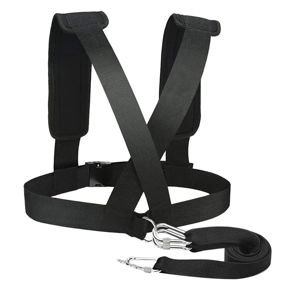 Speed Harness Trainer Power Sled Workout Harness, Tire Pulling Strap Workout Resistance Team Sports Speed Agility Training