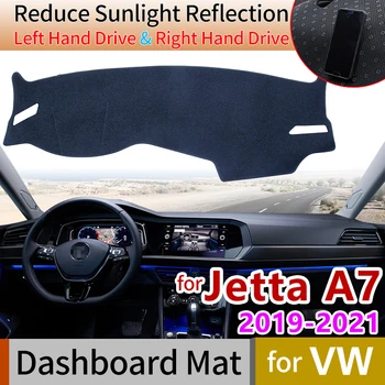 

for Volkswagen VW Jetta 7 A7 MK7 2019 2020 2021 Anti-Slip Mat Dashboard Cover Pad Sunshade Dashmat Protect Dash Car Accessories