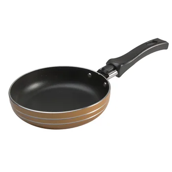 

12cm Mini Non-stick Frying pan Practical Kitchen Durable Pan Aluminum With Handle Practical Handle Easy Clean Heat Resistant