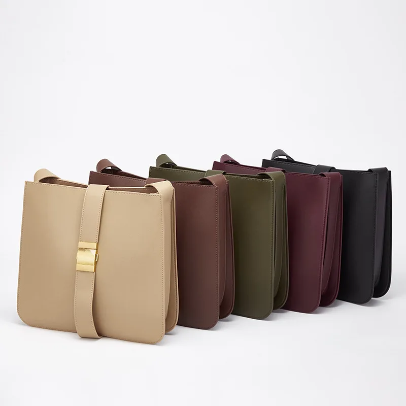 

Female Bag 2019 Autumn New Large-capacity Leather Handbag High Qualitylock Bag Female Fashion Female Shoulder Diagonal Bag