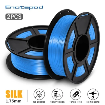

Enotepad PLA 1.75mm Filament 1KG/roll Printing Materials Colorful For 3D Printer Extruder Pen Rainbow Plastic Accessories