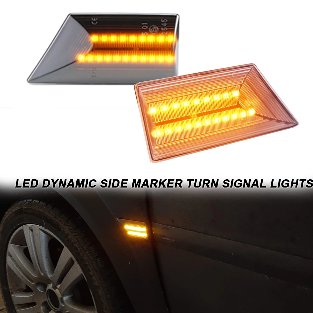 

Repeater Sequential Blinker LED Turn Signal Indicator Lights For Opel Vectra C Signum Car Styling Side Marker Lamp