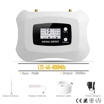 

4G mobile network booster 800mhz cell signal repeater