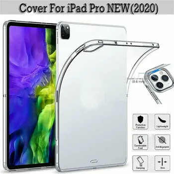 

For iPad Pro 11 12.9 (2020) Case Soft Ultra Slim TPU Back Protective Clear Cover