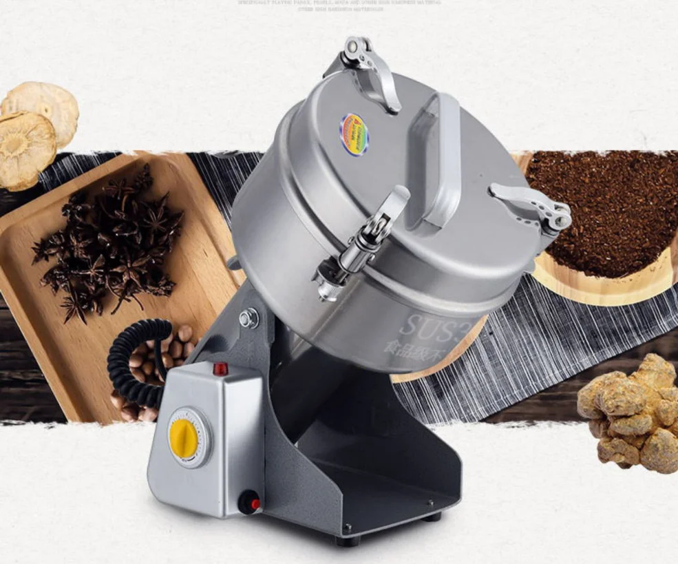 2500G Grains Spices Hebals Cereals Coffee Dry Food Grinder Mill Grinding Machine Gristmill Home Medicine Flour Crusher 3