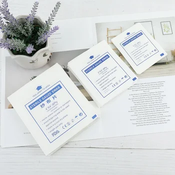 

New 10 Pcs/bag Gauze Pad Cotton First Aid Waterproof Wound Dressing Sterile Medical Gauze Pad Wound Care Supplies