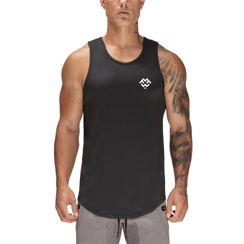 Brand Workout Summer Mesh Tank Top Men Musculation Gym Clothing Bodybuilding Singlets Sleeveless Casual Fitness Quick Dry Vest brand casual shirts men s hot selling bodybuilding sports tank top sleeveless gyms vest singlets workout