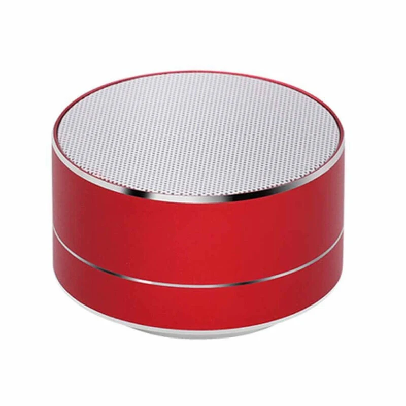 Портативная металлическая Беспроводная Bluetooth Колонка HiFi светодиодный мини супер бас стерео для IPhone Планшет