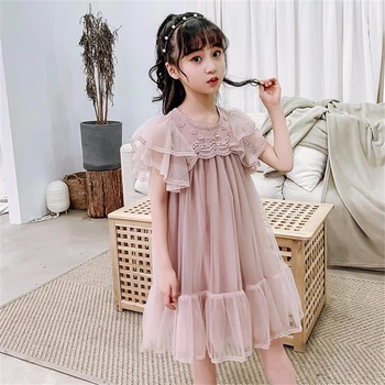

Girls Tutu Princess Dress 2020 New Summer Baby Kids Fluffy Tulle Dress Children Pink vestidos Clothes платье летнее